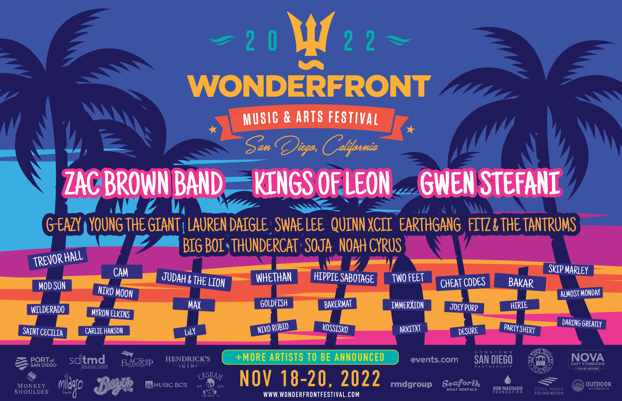 WONDERFRONT FESTIVAL RELEASES LINEUP Revolt In Style