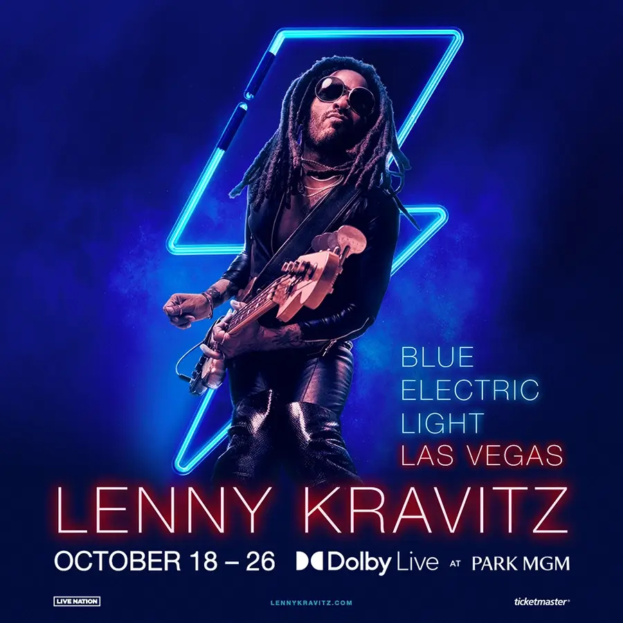 Lenny Kravitz’s Blue Electric Light Las Vegas