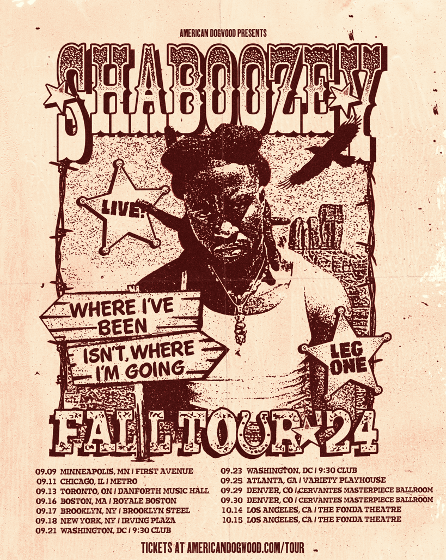 Revolt In Style Shaboozey 24 Tour Poster