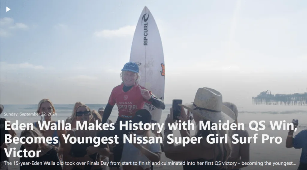 Revolt In Style 2024 Nissan Supergirl Surf Pro 2