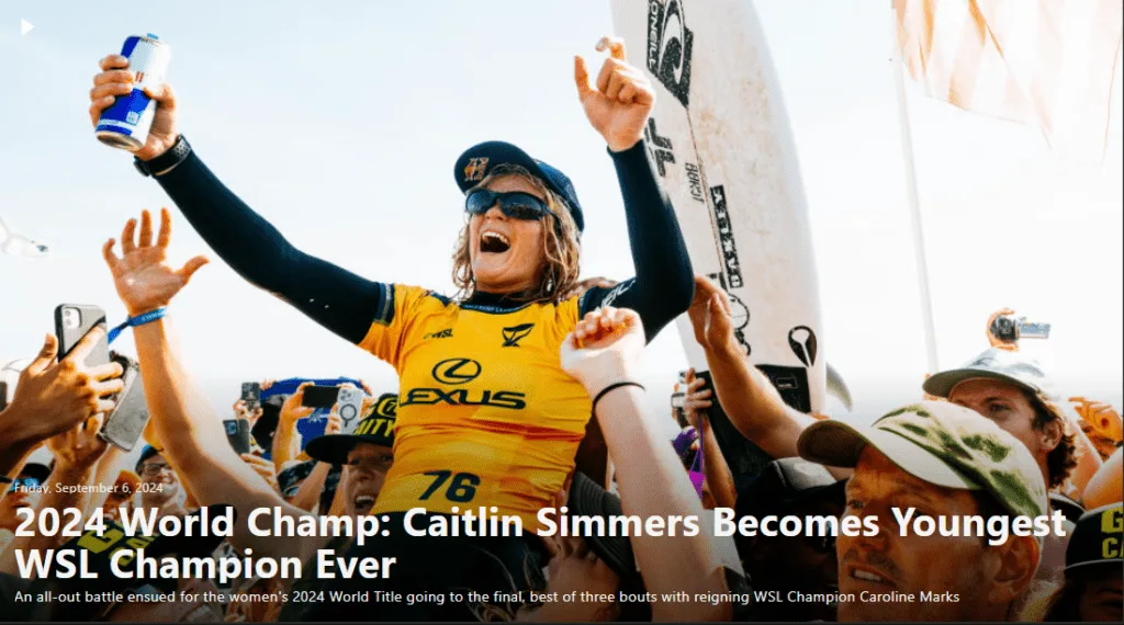 Revolt In Style Caity Simmers Win