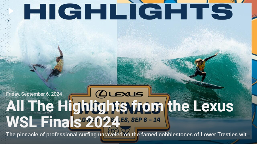 Revolt In Style WSL Finals Trestles Highlights