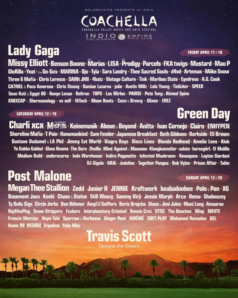 Revolt In Style 2025 Coachella Poster