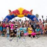 Sunday X3 Paddle Race Series under the Red Bull Finish arch 2