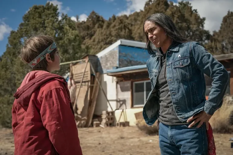 Gavin Maddox Bergman and Zahn McClarnon in AMERICANA.