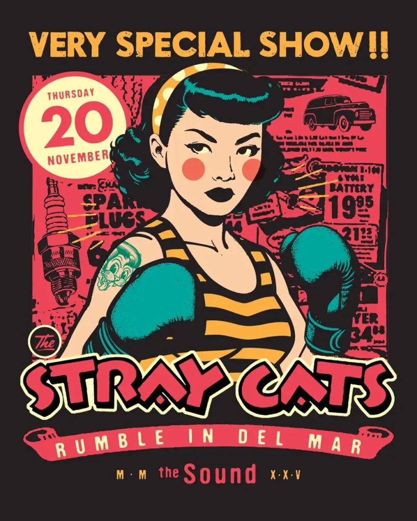 The Stray Cats Del Mar copy