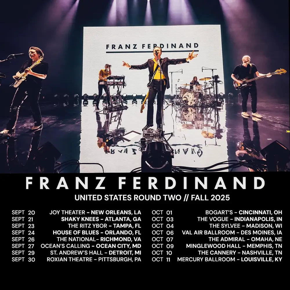 franz ferdinand onstage