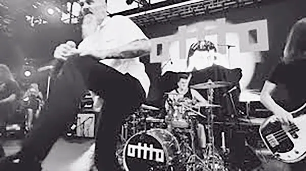 Nick Oliveri Onstge with OTTO