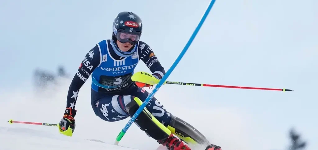 Mikaela Shiffrin Wins in Levi Header