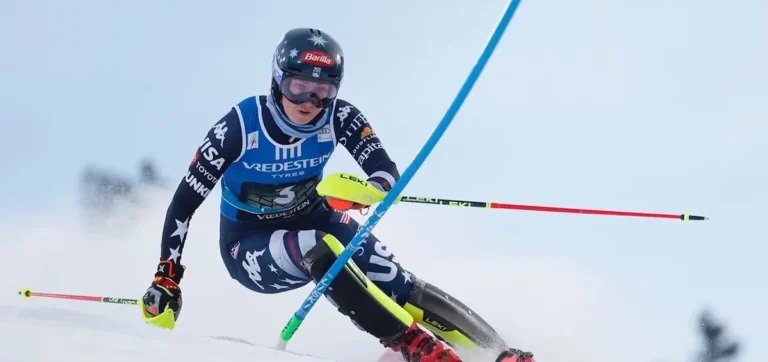 Mikaela Shiffrin Wins in Levi Header