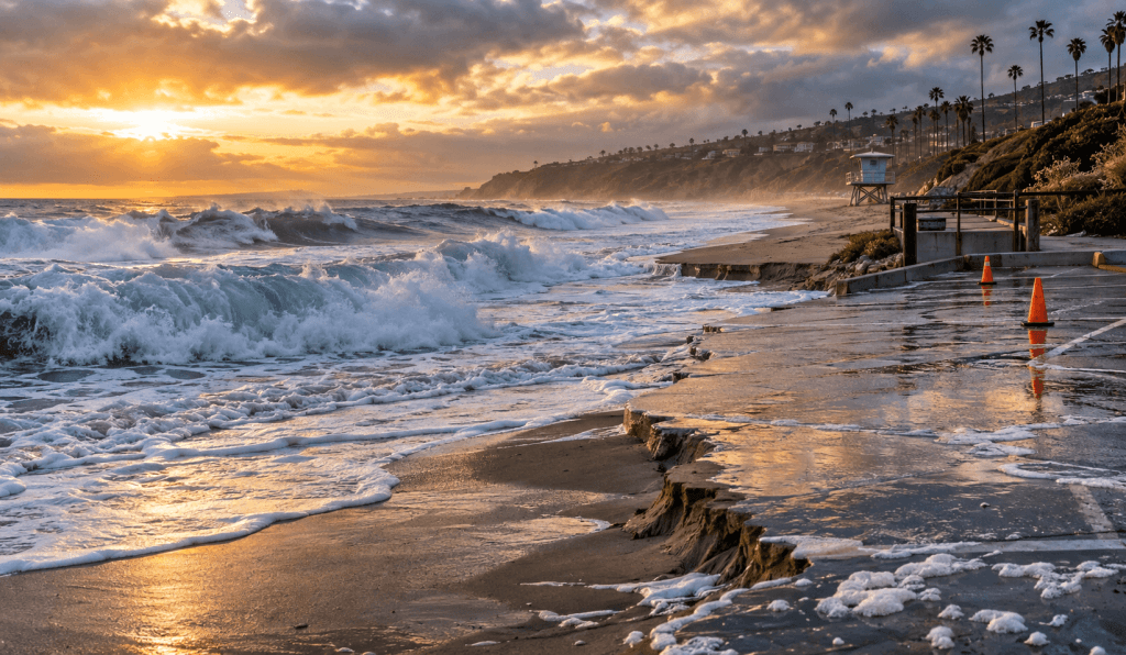 South swell erodes and floods the beach_revolt In Style