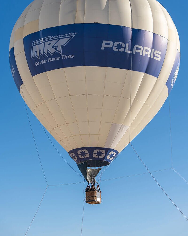 Polaris RZR branded balloon at Camp RZR 2025