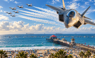 Pacific Airshow Over Huntington Beach